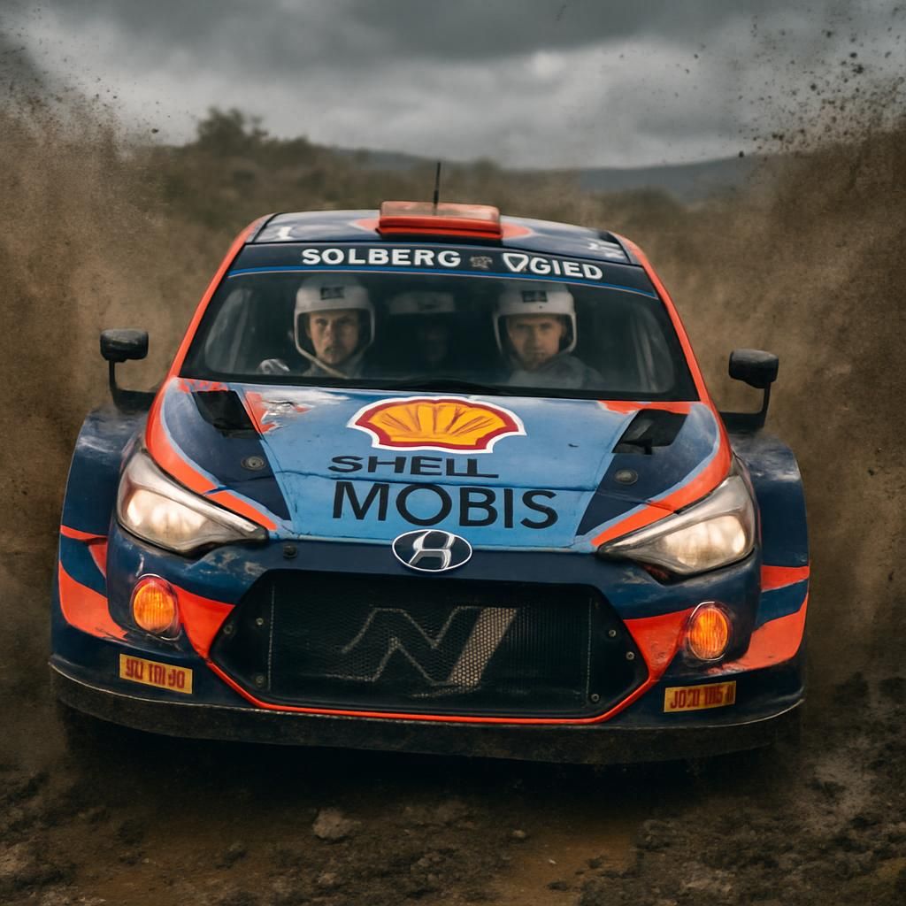 Solberg exploite les conditions traîtresses pour recoller à Ogier solberg profite des conditions traîtresses pour revenir au score face à ogier, intensifiant la lutte au sommet.