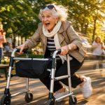 À 100 ans et à 42 km/h : une centenaire en déambulateur surprise au moment idéal découvrez l'histoire inspirante d'une centenaire qui, à 100 ans et à 42 km/h avec son déambulateur, surprend tout le monde au moment parfait.
