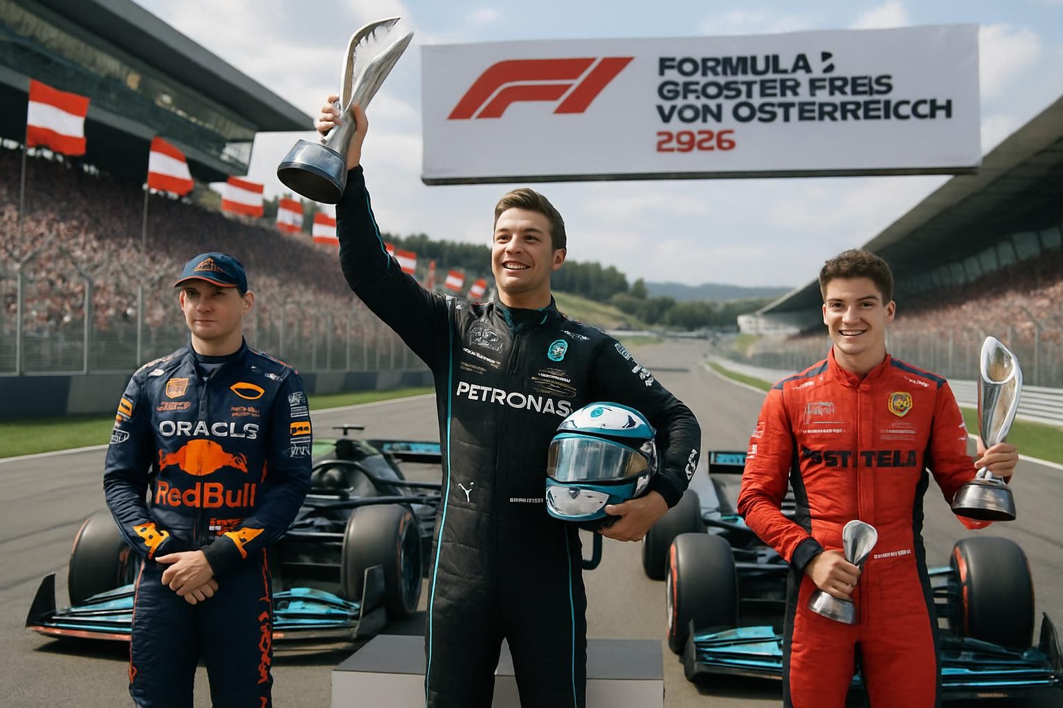 Grand Prix d’Autriche 2026 : Russell triomphe, Verstappen et Antonelli complètent le podium – découvrez le classement complet de la course revivez le grand prix d’autriche 2026 avec la victoire de russell, suivi de verstappen et antonelli. découvrez le classement complet et les moments clés de cette course passionnante.