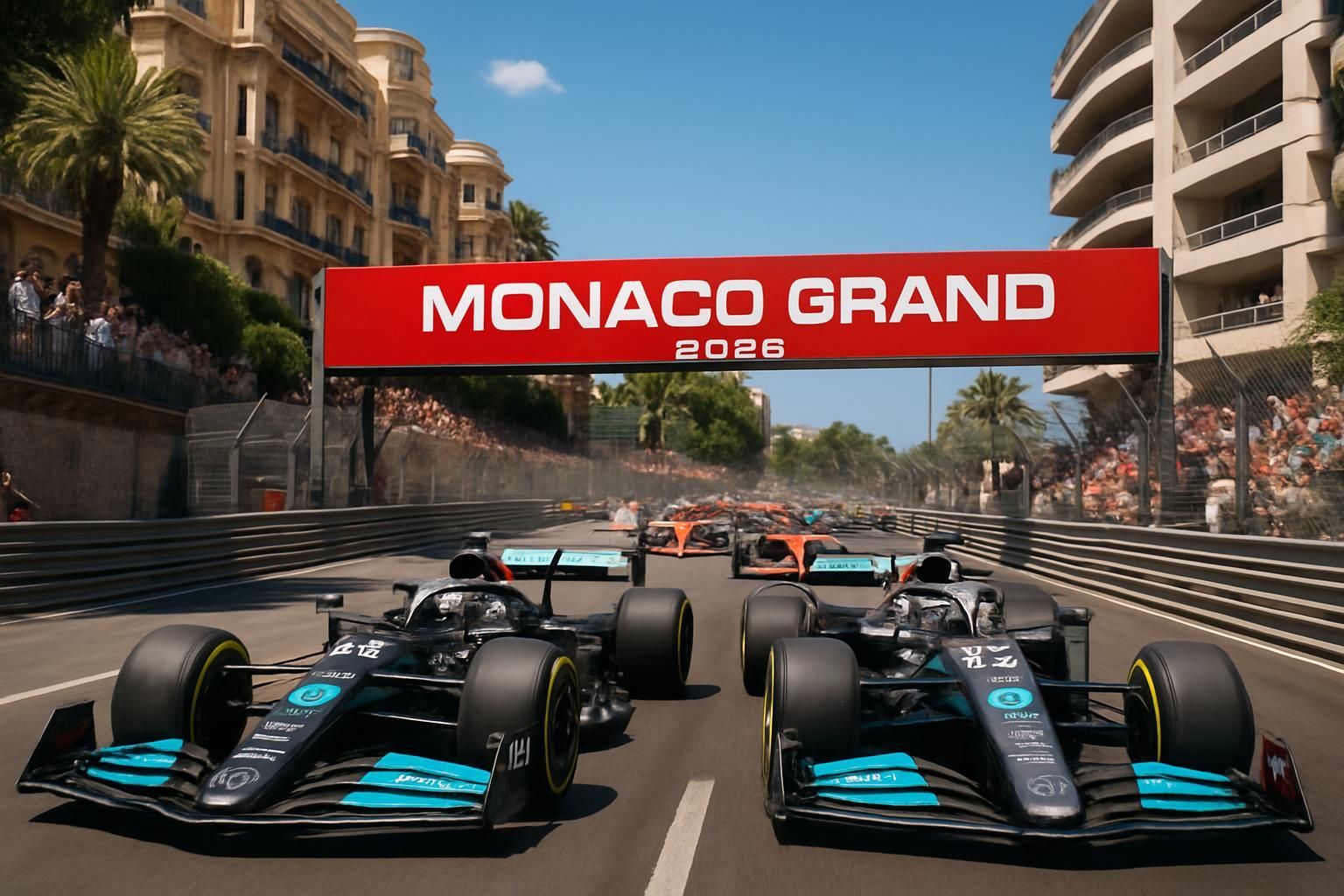 Grand Prix de Monaco 2026 – Retour en images sur un départ palpitant : Hamilton rate son coup avec les pneus tendres, Russell prend l'avantage ! revivez les moments forts du grand prix de monaco 2026 avec un départ intense : hamilton en difficulté avec les pneus tendres tandis que russell prend l'avantage spectaculaire.