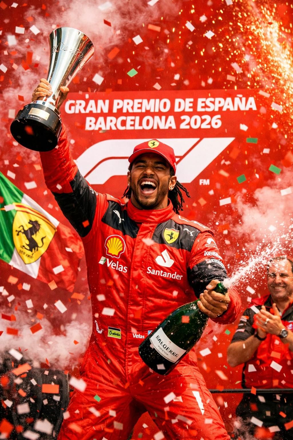 Lewis Hamilton célèbre son triomphe historique : ‘‘Un rêve presque irréalisable’’ après sa première victoire avec Ferrari au GP de Barcelone 2026 lewis hamilton célèbre son premier triomphe avec ferrari lors du gp de barcelone 2026, un rêve presque irréalisable devenu réalité pour le pilote emblématique.