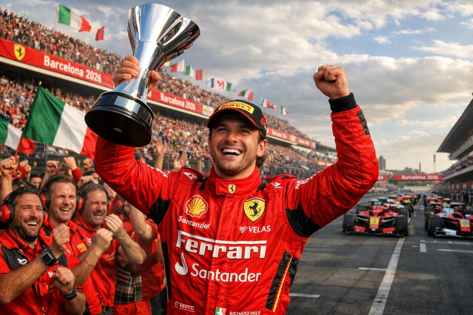 Lewis Hamilton célèbre son triomphe historique : ‘‘Un rêve presque irréalisable’’ après sa première victoire avec Ferrari au GP de Barcelone 2026 lewis hamilton célèbre son triomphe historique au gp de barcelone 2026, décrivant sa première victoire avec ferrari comme un rêve presque irréalisable devenu réalité.