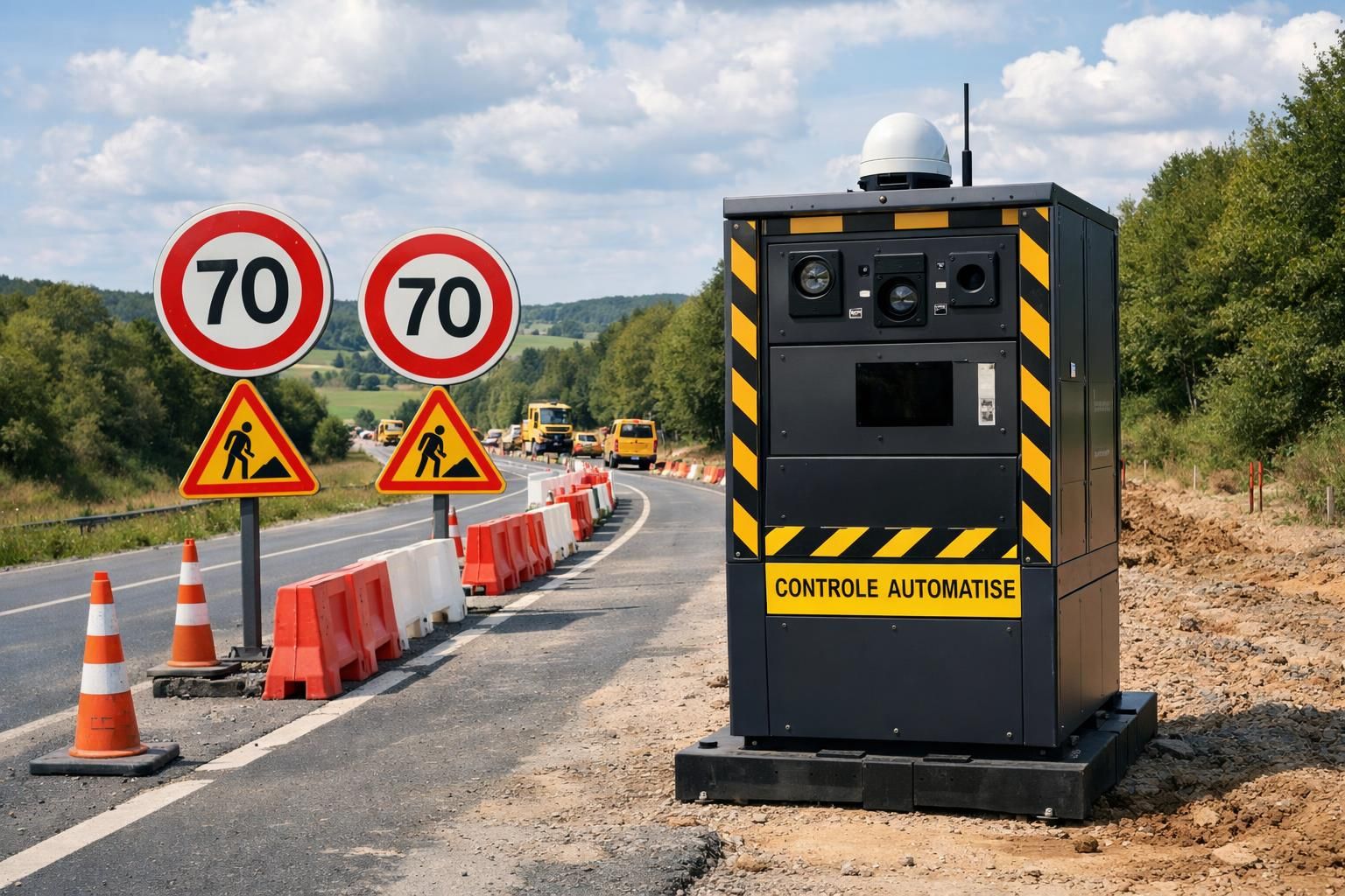 un nouveau radar impitoyable a été installé le 18 juin sur la rn10 dans les yvelines, dans une zone limitée à 70 km/h, pour renforcer la sécurité routière.