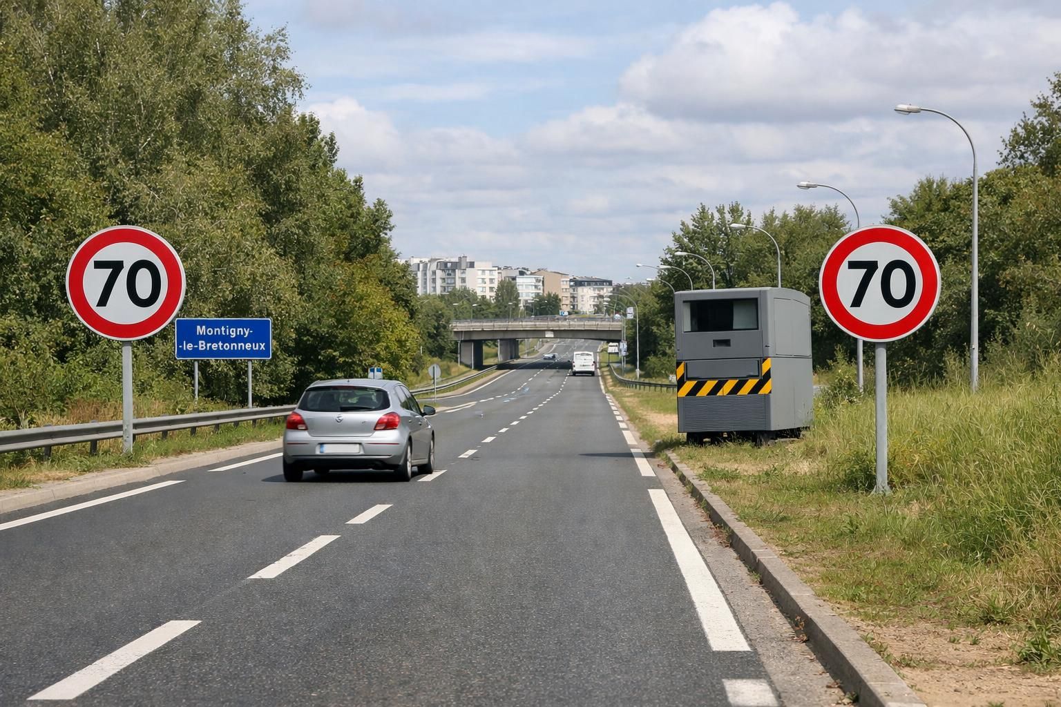 un nouveau radar impitoyable a été installé le 18 juin sur la rn10 dans les yvelines, dans une zone limitée à 70 km/h, pour renforcer la sécurité routière.