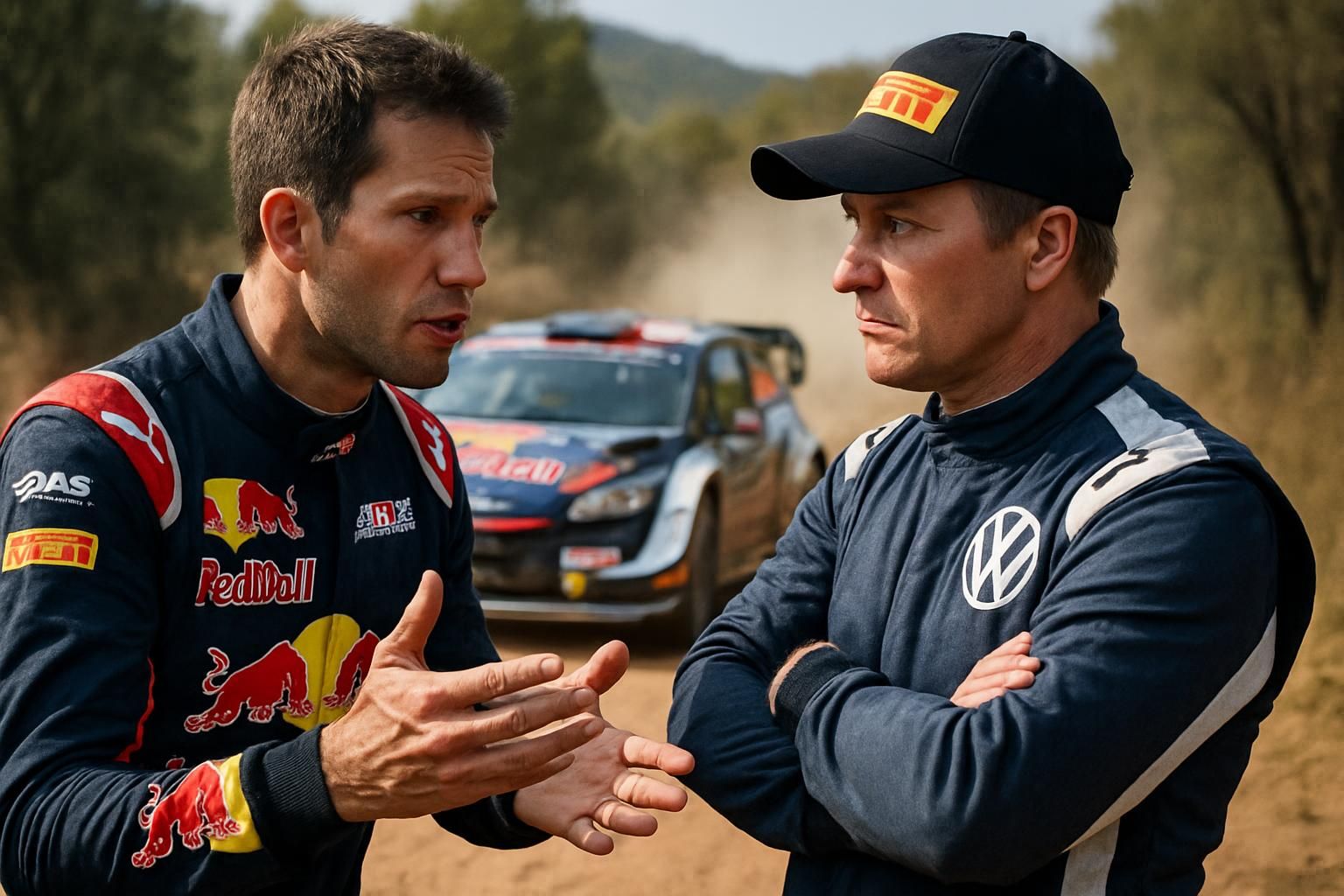 Ogier évoque les risques pris par Solberg, qui réplique aux critiques ogier revient sur les risques pris par solberg en rallye, tandis que ce dernier répond aux critiques qu'il a reçues.