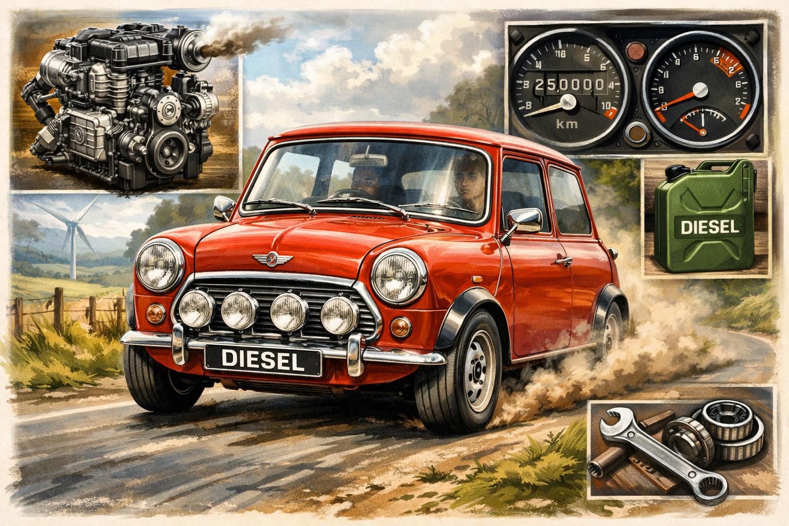 Une Mini diesel franchit le cap impressionnant du million de kilomètres parcourus découvrez l'incroyable exploit d'une mini diesel qui a franchi le cap impressionnant du million de kilomètres parcourus, témoignant de sa fiabilité et durabilité exceptionnelles.