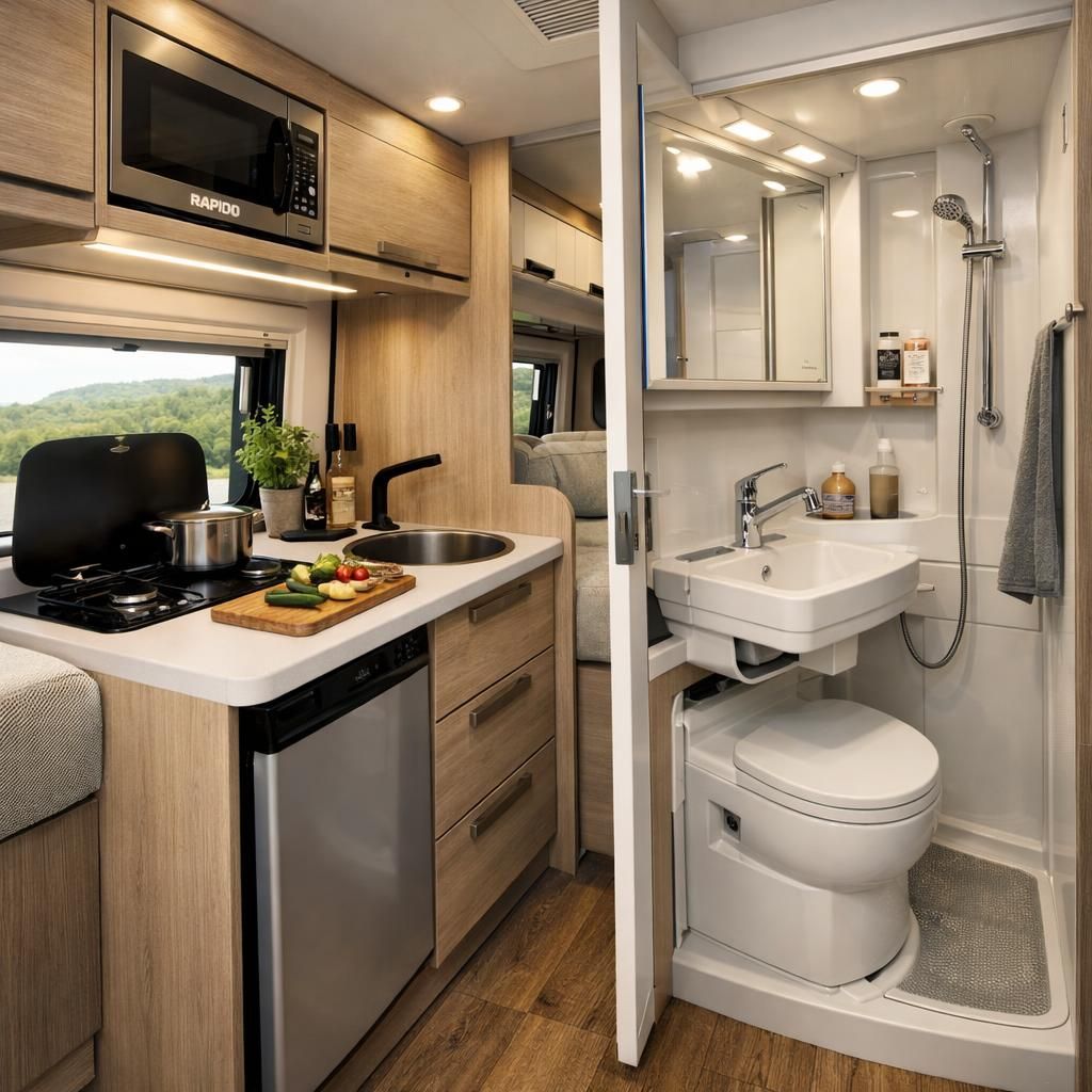 Van aménagé malin fabriqué en France : 3 couchages, salle d’eau complète et moteur 140 ch découvrez notre van aménagé malin fabriqué en france, offrant 3 couchages confortables, une salle d’eau complète et un moteur puissant de 140 ch, idéal pour vos aventures sur la route.