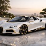 Avant l'arrivée du nouveau V16, Bugatti revisite l'élégance avec une édition spéciale 'or blanc' de la Mistral découvrez l'élégance réinventée de bugatti avec l'édition spéciale 'or blanc' de la mistral, une avant-première exclusive avant l'arrivée du nouveau v16.