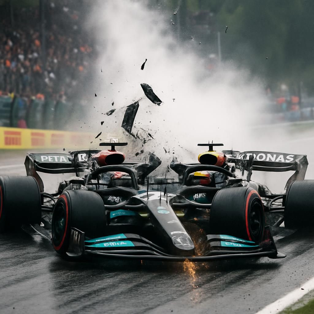 « J’étais plus lent qu’une F2, c’était risqué ! » – George Russell revient sur son collision avec Lewis Hamilton au GP de Belgique 2026 george russell revient sur sa collision avec lewis hamilton lors du gp de belgique 2026, évoquant sa lenteur par rapport à la f2 et les risques encourus pendant la course.