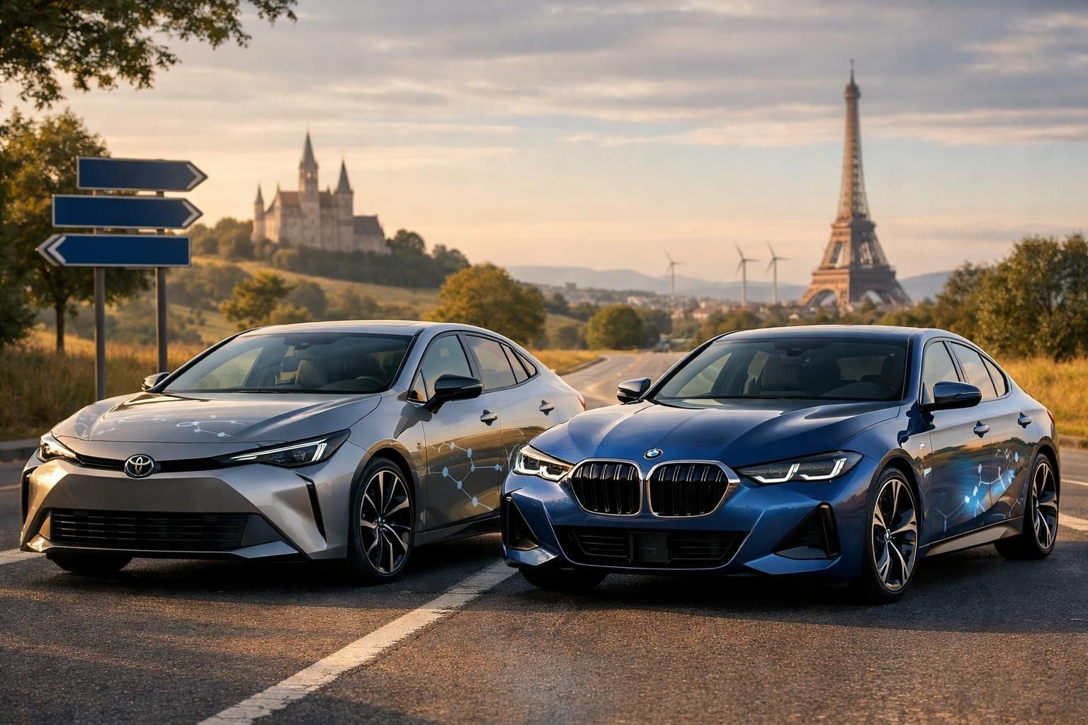 Toyota et BMW unissent leurs forces pour démontrer en Europe qu'un carburant innovant pourrait rivaliser avec l’électrique toyota et bmw s'associent pour prouver en europe qu'un carburant innovant peut être une alternative crédible à l'électrique, révolutionnant ainsi la mobilité durable.