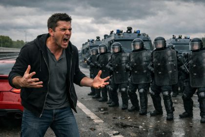 Un automobiliste en colère face à un convoi de CRS sur l’autoroute : une altercation qui tourne mal découvrez l’incident tendu entre un automobiliste en colère et un convoi de crs sur l’autoroute, une altercation qui dégénère rapidement.