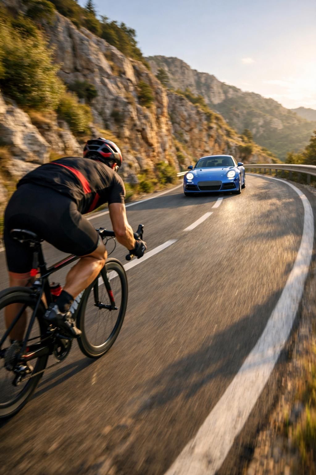 Un cycliste s’élance à toute vitesse, ignore les lois de la physique et percute une Porsche avant de présenter ses excuses un cycliste fonce à toute allure, défiant les lois de la physique, percute une porsche, puis présente ses excuses dans un incident étonnant.