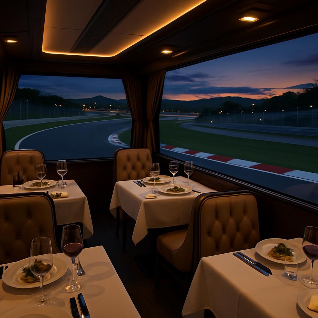 Un dîner d’exception aux saveurs du Grand Prix : vivez une soirée unique avec un champion du monde de F1 sur les plus prestigieux circuits vivez une soirée inoubliable avec un dîner d’exception aux saveurs du grand prix, en compagnie d’un champion du monde de f1 sur les circuits les plus prestigieux.