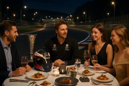 Un dîner d’exception aux saveurs du Grand Prix : vivez une soirée unique avec un champion du monde de F1 sur les plus prestigieux circuits vivez une soirée inoubliable alliant gastronomie et passion de la f1 : un dîner d’exception aux saveurs du grand prix en compagnie d’un champion du monde sur les circuits les plus prestigieux.