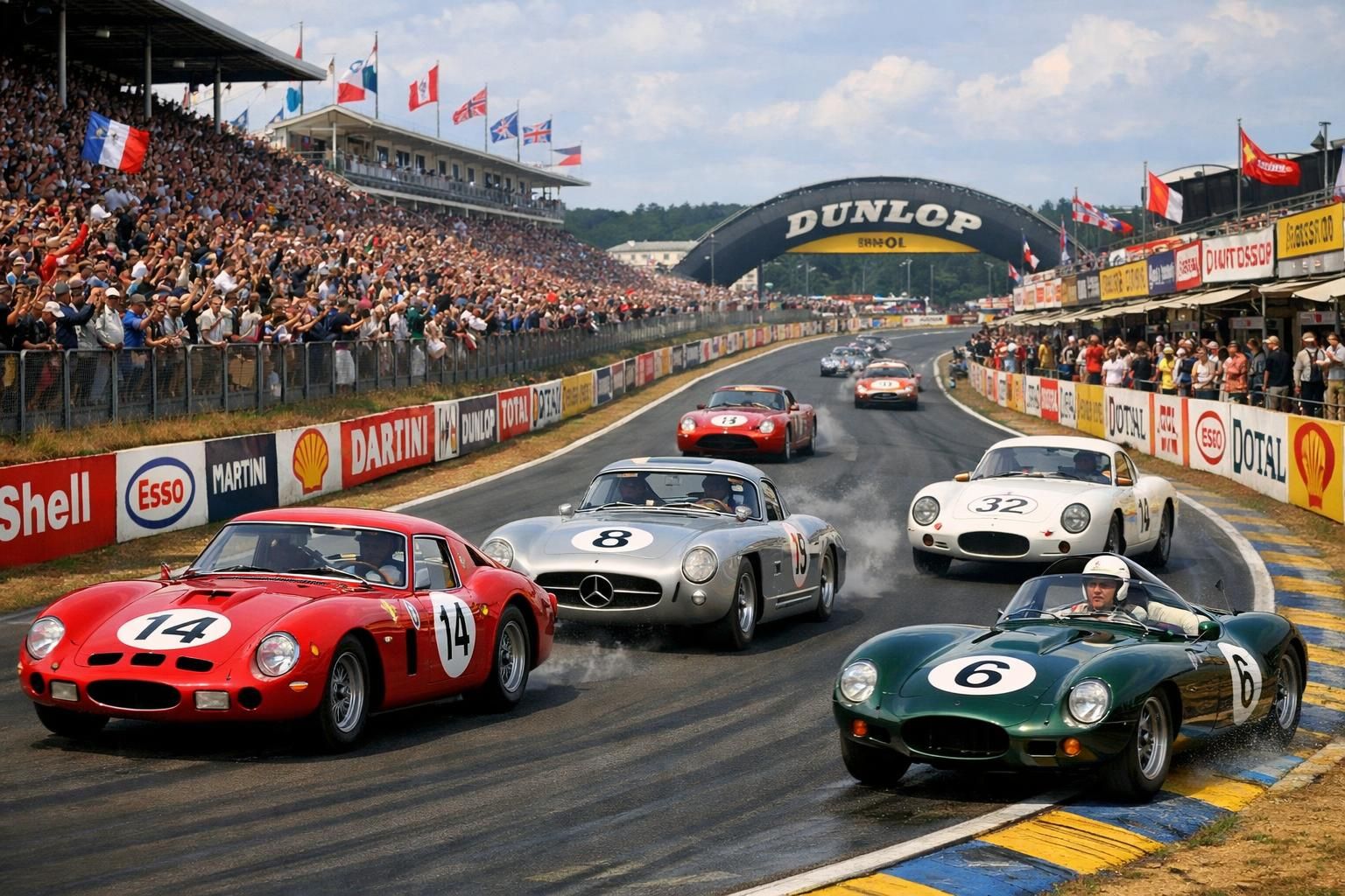 Vivez l’adrénaline : la McLaren de Senna et la tonitruante Mazda 787B rugissent au Mans Classic plongez dans l'émotion du mans classic avec la mclaren de senna et la puissante mazda 787b, deux légendes rugissantes qui incarnent l'adrénaline et la passion de la course.