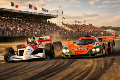 Vivez l’adrénaline : la McLaren de Senna et la tonitruante Mazda 787B rugissent au Mans Classic découvrez l'adrénaline pure au mans classic avec la légendaire mclaren de senna et la puissante mazda 787b qui rugissent sur la piste, offrant un spectacle automobile inoubliable.