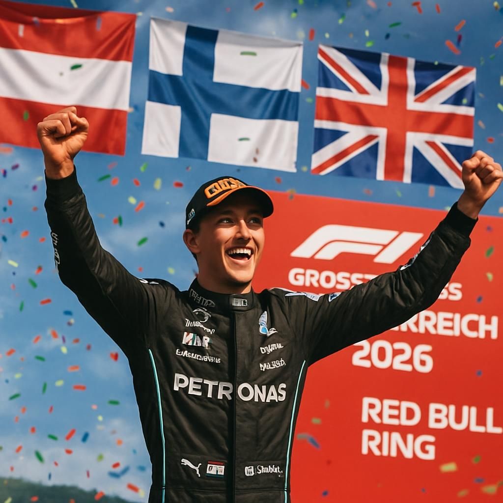 découvrez le résumé complet du grand prix d’autriche 2026 avec la victoire spectaculaire de russell, suivi de verstappen et antonelli sur le podium. analyse détaillée du classement final et des moments forts de la course.