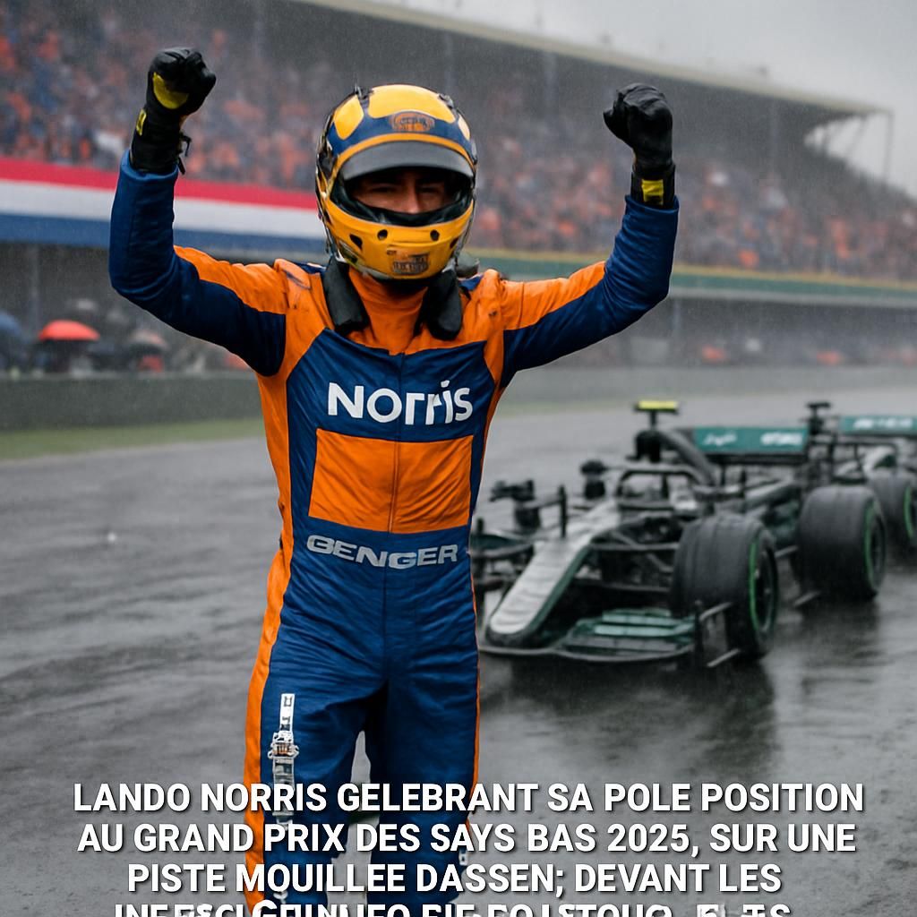 revivez les qualifications du grand prix des pays-bas 2026 où norris s'empare de la pole position, devançant les mercedes dans une performance exceptionnelle !
