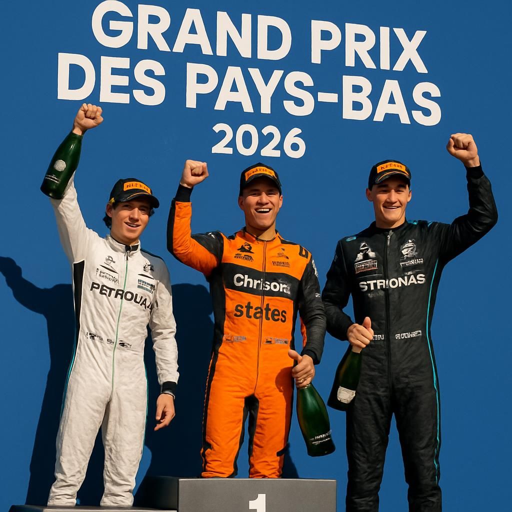 plongez dans le grand prix des pays-bas 2026 avec le classement complet et revivez la série victorieuse impressionnante de lando norris.
