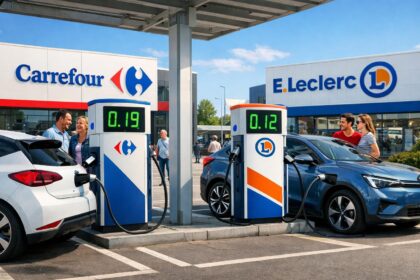 Hausse prévue de l'électricité : Carrefour et Leclerc s'affrontent en abaissant les tarifs de recharge pour véhicules électriques découvrez comment carrefour et leclerc ripostent à la hausse prévue de l'électricité en proposant des tarifs de recharge pour véhicules électriques plus avantageux, créant une compétition bénéfique pour les consommateurs.