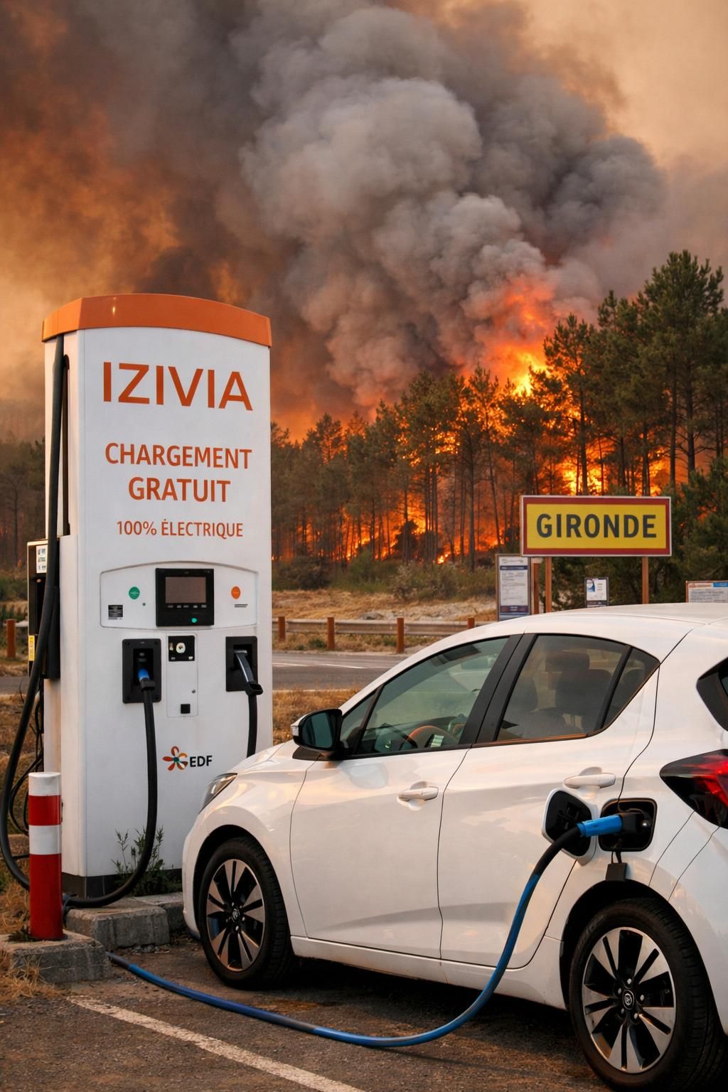 Incendies en Gironde : découvrez les stations Electra et Izivia offrant la recharge gratuite pour votre véhicule électrique découvrez les stations electra et izivia en gironde offrant la recharge gratuite pour votre véhicule électrique dans le contexte des incendies en gironde. restez connecté et mobile en toute sécurité.