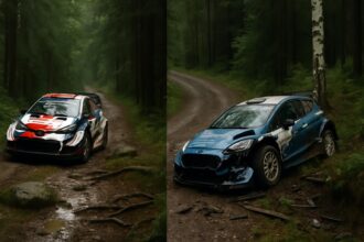 ogier maîtrise les difficultés en finlande et évite les pièges, tandis que fourmaux fait face à de lourdes pertes lors de ce rallye spectaculaire.