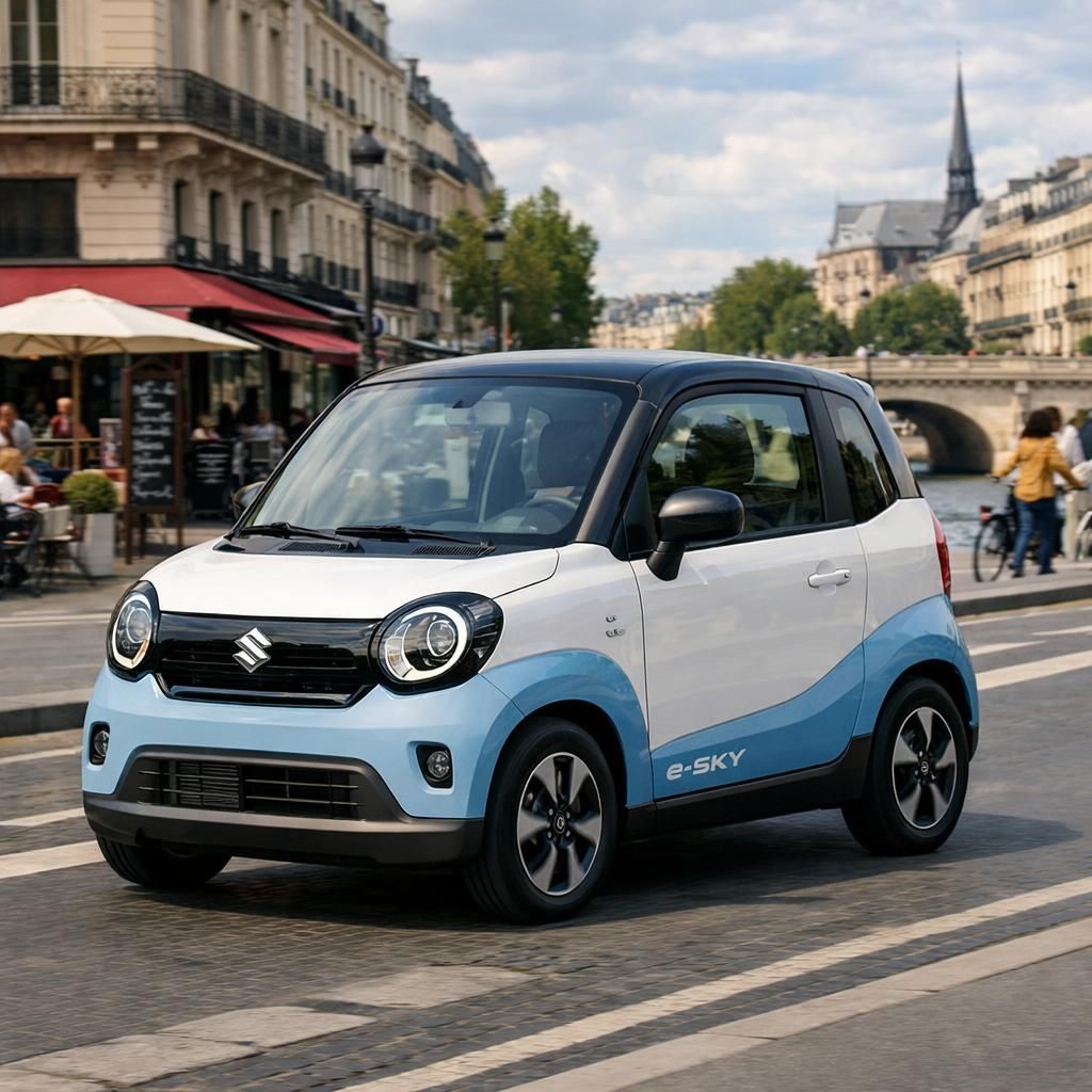 Suzuki dévoile sa citadine électrique ultra-compacte pour l'Europe : seulement 3,40 m et une autonomie impressionnante de 310 km découvrez la nouvelle citadine électrique ultra-compacte de suzuki, idéale pour l'europe avec ses 3,40 m seulement et une autonomie remarquable de 310 km, alliant praticité et performance.