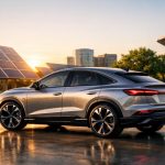 découvrez notre test complet du audi q6 e-tron sportback performance, un suv coupé électrique alliant design sportif, performances impressionnantes et un éco-score avantageux pour une conduite responsable.