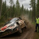 découvrez les détails de la violente sortie d’ogier lors de la 17e spéciale du rallye de finlande, qui a conduit à une suspension brutale de l'étape.