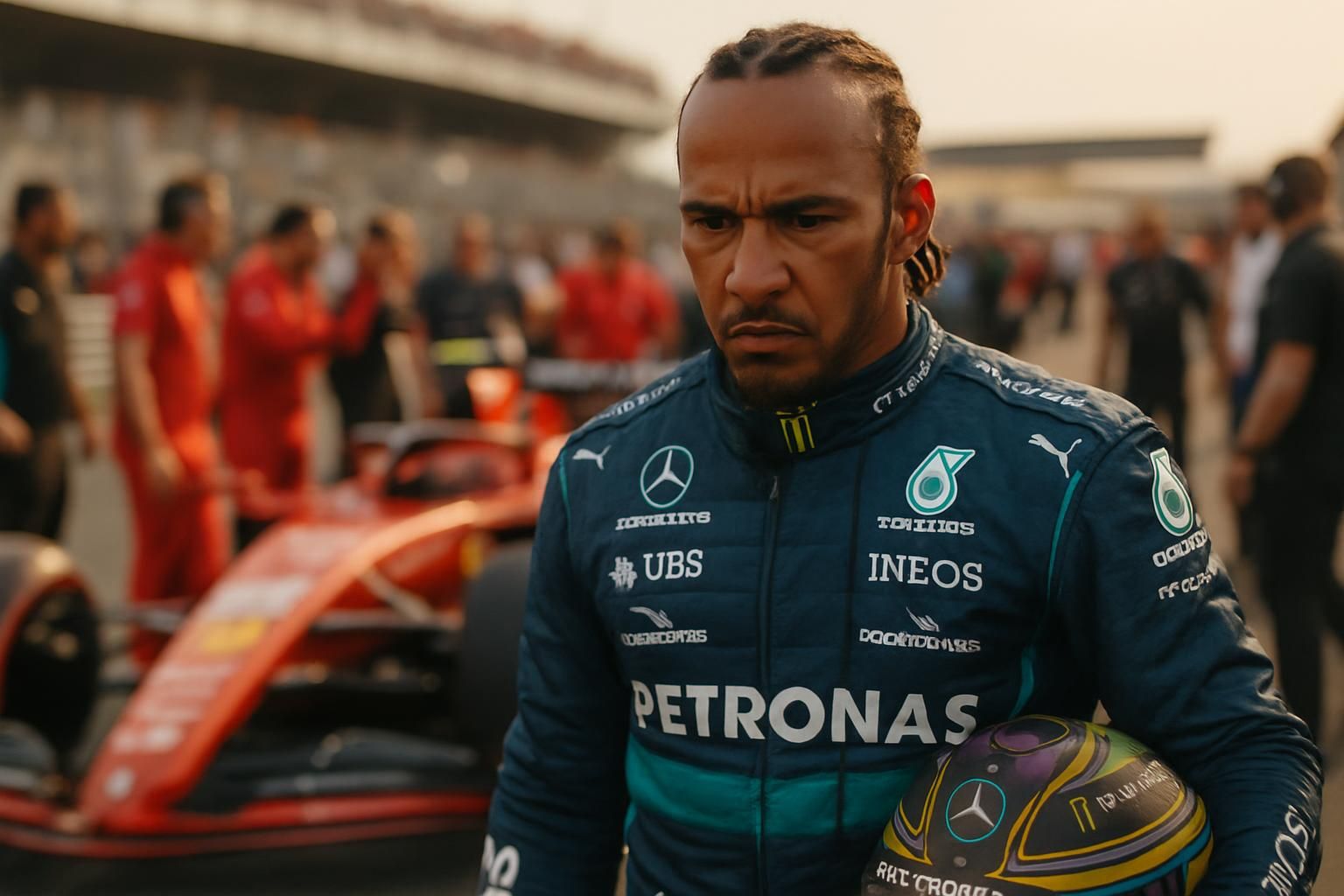 lewis hamilton dénonce les stratégies controversées de ferrari lors du grand prix des pays-bas 2026, exprimant son agacement en se sentant utilisé comme un cobaye.