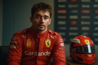 charles leclerc donne de ses nouvelles suite à son accident au gp d’italie 2026, rassurant ses fans sur son état de santé : « le cou va bien, seule ma vision a été légèrement troublée ».