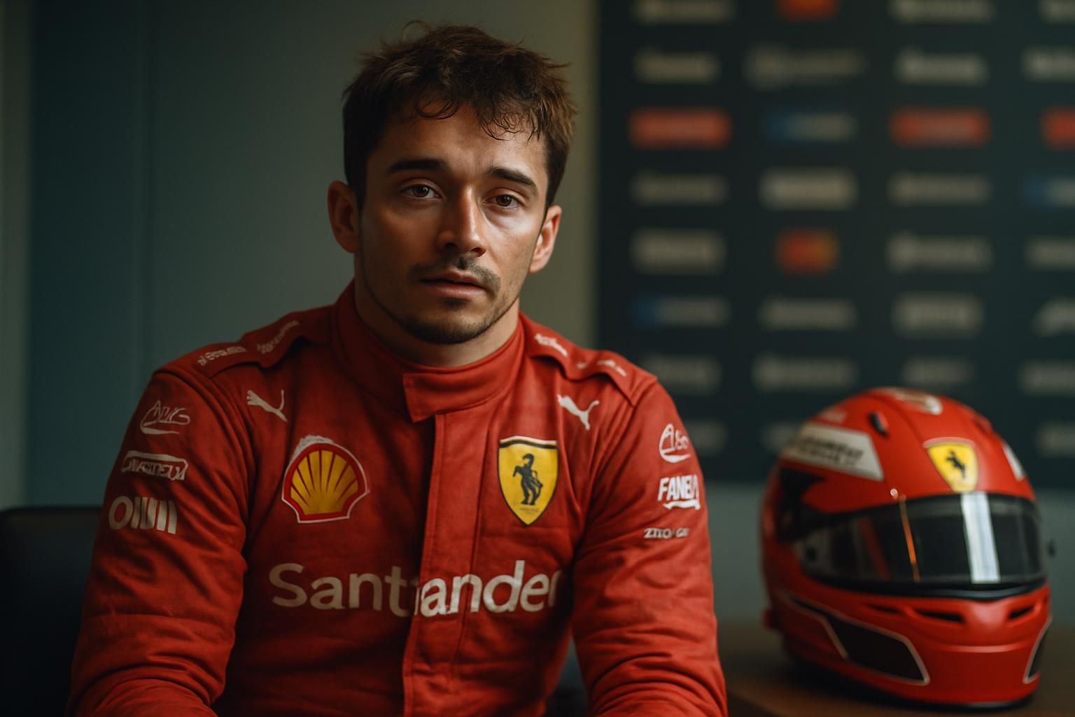 charles leclerc donne de ses nouvelles suite à son accident au gp d’italie 2026, rassurant ses fans sur son état de santé : « le cou va bien, seule ma vision a été légèrement troublée ».