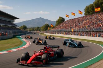 découvrez le résumé complet de la première journée d'essais libres du grand prix d’espagne 2026, avec un planning détaillé du week-end, les horaires précis et les informations pour suivre la diffusion en direct.