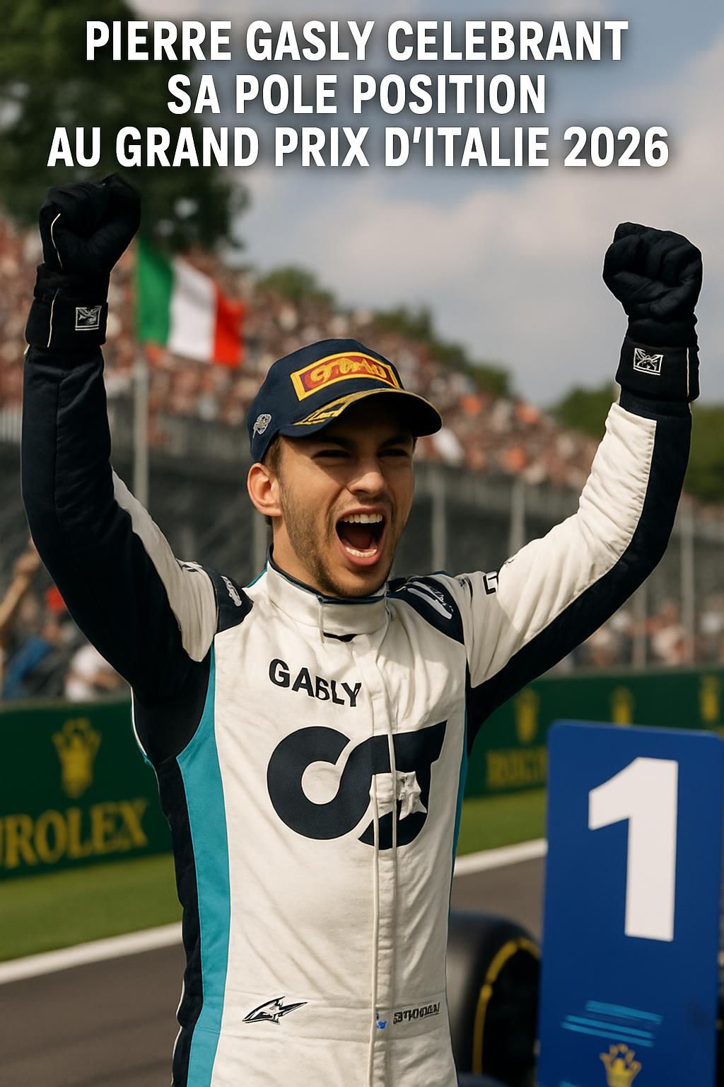 revivez la surprise du grand prix d'italie 2026 où pierre gasly a brillamment décroché la pole position lors des qualifications, marquant un moment fort de la saison.