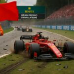 revivez le grand prix d'italie 2026 avec une vidéo exclusive du départ chaotique marqué par un drapeau rouge et une sortie de route spectaculaire de leclerc.