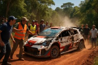 Un spectaculaire accident de Katsuta provoque l'annulation de l'avant-dernière spéciale au Paraguay un spectaculaire accident impliquant katsuta entraîne l'annulation de l'avant-dernière spéciale au paraguay, bouleversant le déroulement de la compétition.