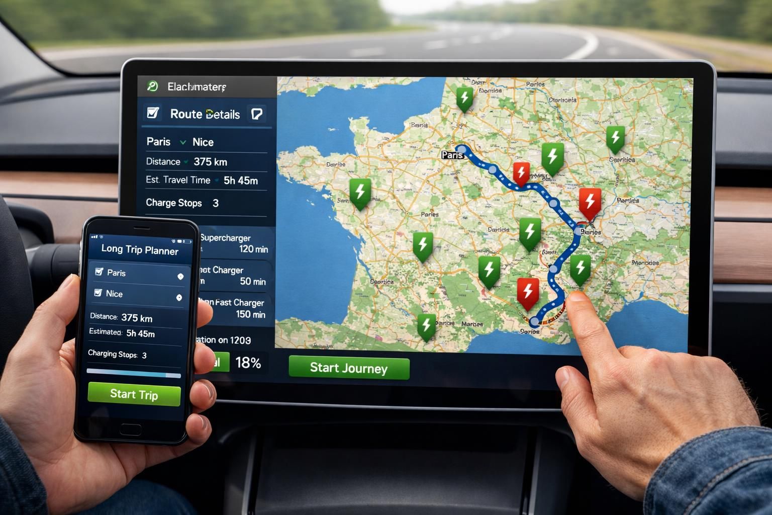 Voiture électrique : Les Français se dotent des outils pour conquérir les longues distances découvrez comment les français s'équipent avec des outils innovants pour faciliter les déplacements longue distance en voiture électrique.