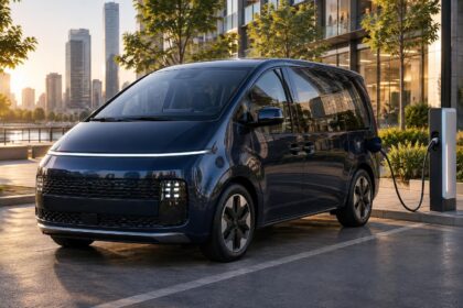 le hyundai staria passe au 100 % électrique : découvrez le monospace futuriste de la marque, désormais disponible dans une version sans émissions à l’échappement.