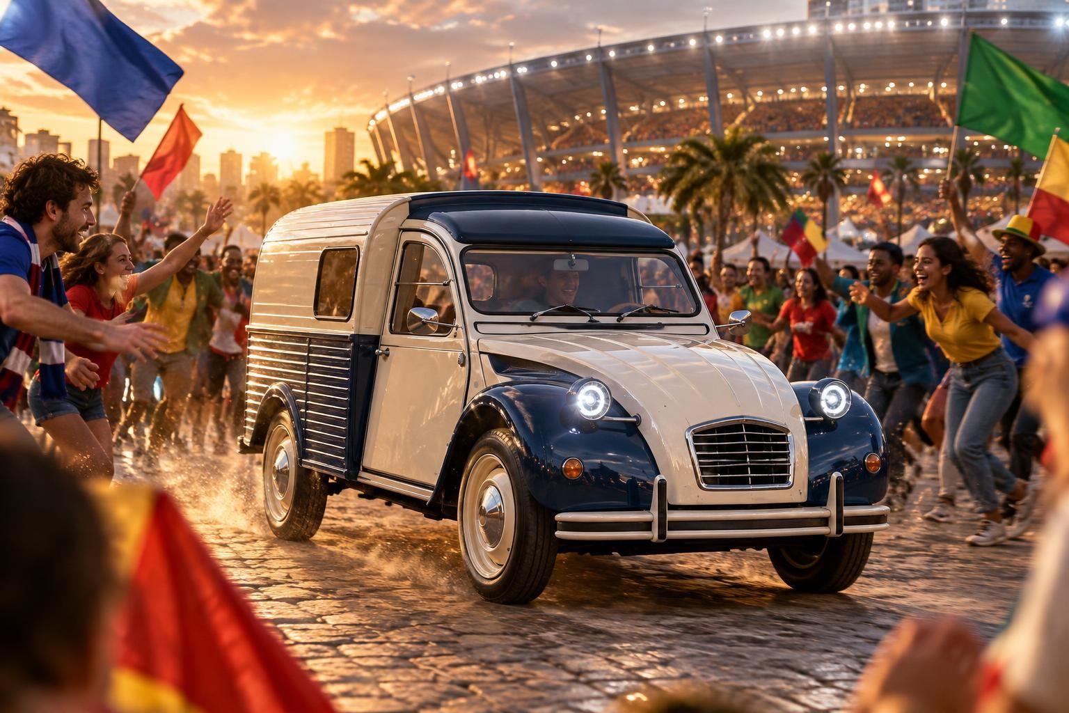 pour le mondial 2026, citroën ressuscite la mythique 2 cv fourgonnette dans une surprise inattendue qui mêle héritage automobile et passion du football.