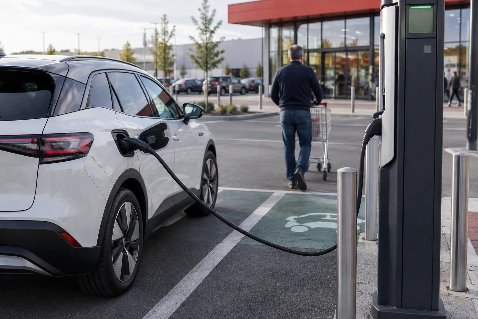 Recharge électrique : E.Leclerc fait chuter le tarif à 0,17 €/kWh, moins cher qu’à la maison e.leclerc abaisse le prix de la recharge électrique à 0,17 €/kwh, un tarif inférieur à celui de l’électricité à domicile. découvrez les conditions de cette offre.