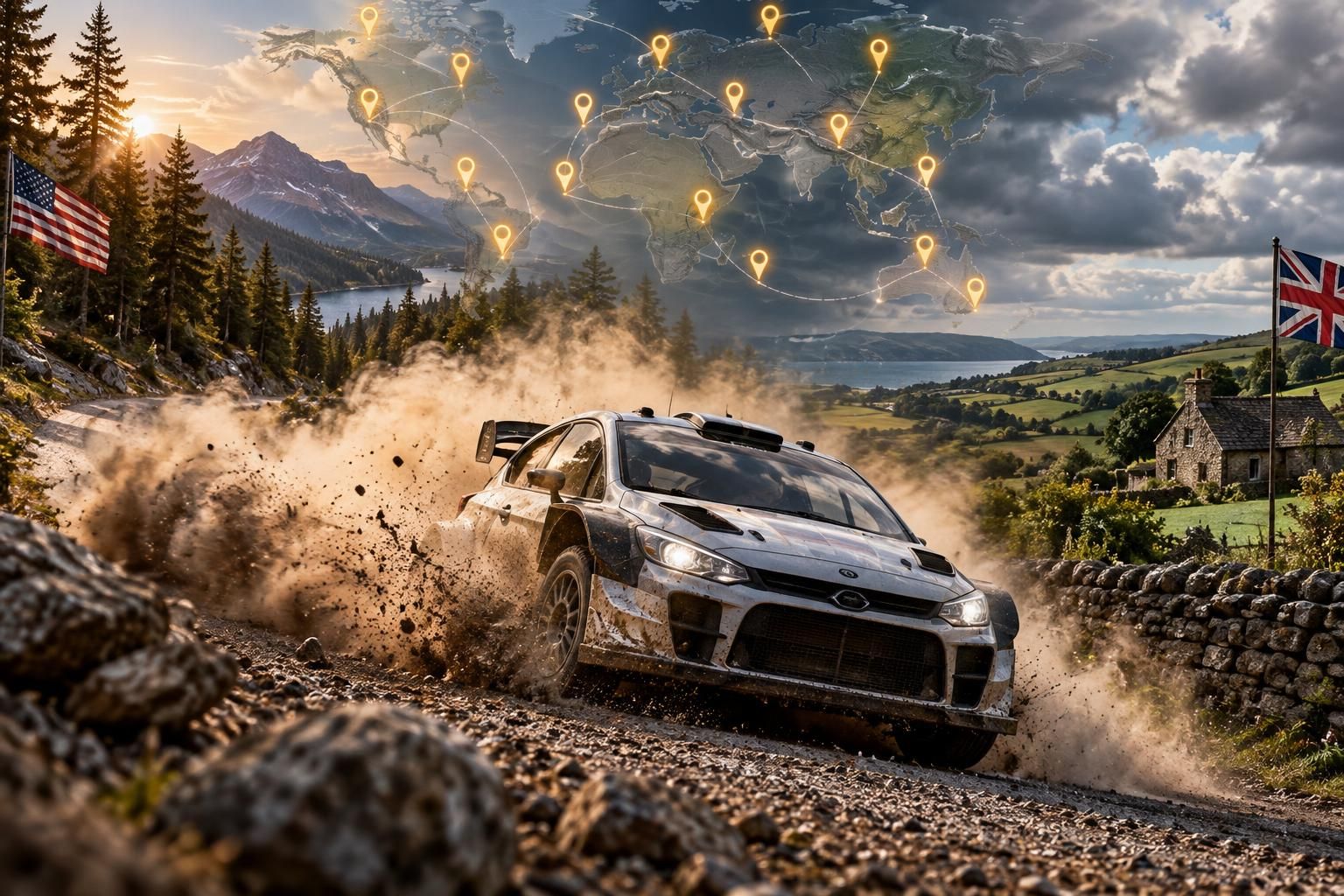 le calendrier du wrc 2027 passe à 15 rallyes, avec le retour des états-unis et du royaume-uni. découvrez les grandes nouveautés de la saison.